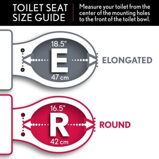 Bemis Elongated Toilet Seat Elongated Oak Chrome Hinges by Ace Trading-Bemis 2_2
