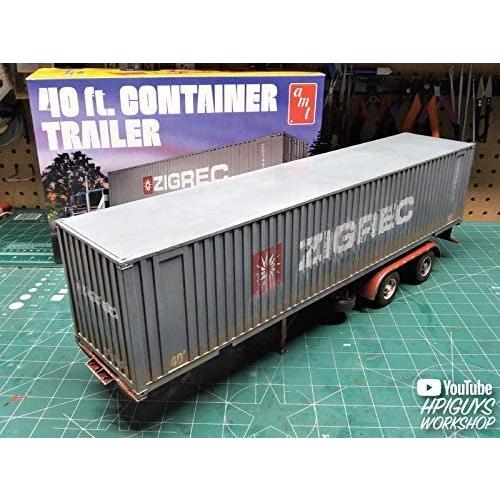 AMT 1/24 40フィートコンテナ セミトレーラー プラモデル AMT1196