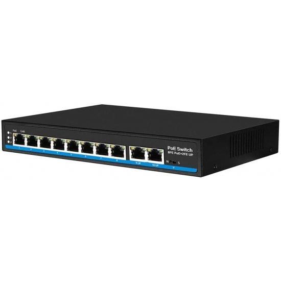 【SUNBA 802at/af 】ハイパワー120W 100/100Mbps 5ポート IP カメラ専用 PoEスイッチ