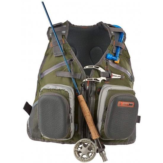 Anglatech フライフィッシング用リュックベスト タックルギア、アクセサリー収納用チェストパック ウォー Anglatech フライフィッシング用リュックベスト タックルギア アクセサリー収納用チェストパック ウォー