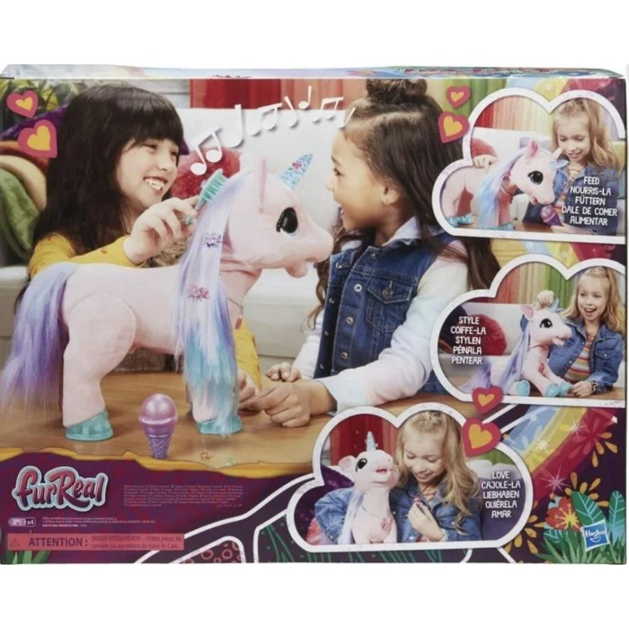 ハスブロ Hasbro FURREAL Blossom My Bestiecorn Interactive Plush Pet Toy 100+ Sounds Unicornの画像