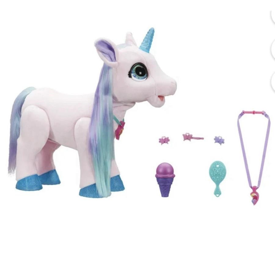ハスブロ Hasbro FURREAL Blossom My Bestiecorn Interactive Plush Pet Toy 100+ Sounds Unicornの画像