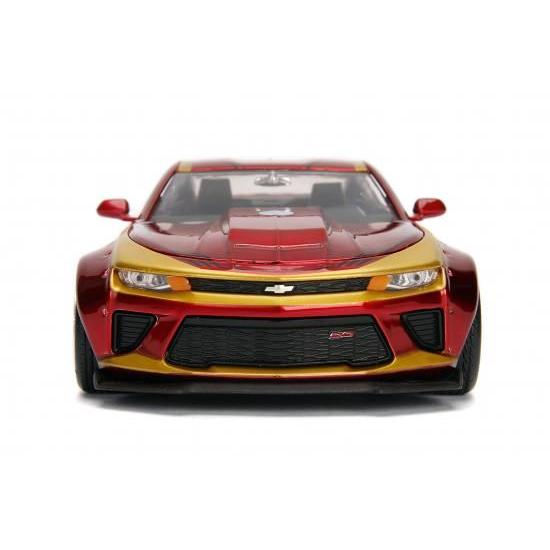 Jada 99724R CHEVY CAMAROアイアンマントイ＆カー - レッド/ゴールドの画像