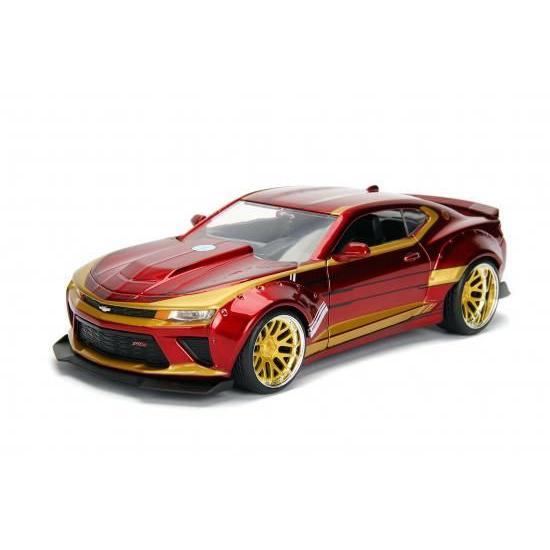 Jada 99724R CHEVY CAMAROアイアンマントイ＆カー - レッド/ゴールドの画像