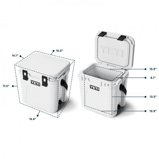YETI Roadie 24 2.0 ハードクーラー ダブルデューティーショルダーストラップと排水プラグ付き タンの画像