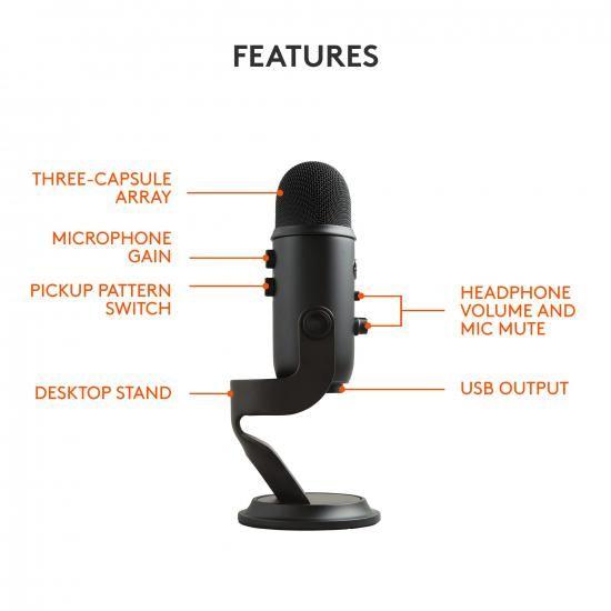 Blue Microphones Yeti USB コンデンサー マイク Blue Microphones