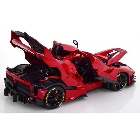 ブラーゴ 1/18 フェラーリ FXX-K エボ ハイブリッド 2018 レッド 6.3 V12 1050HP BBURAGO ダイキャスト_3