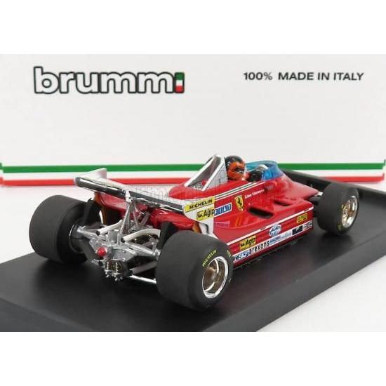 ブルム 1/43 フェラーリ F1 312 T5 モナコGP 1980#2 ジル・ヴィルヌーブ ドライバー付き BRUMM FERRARI G_2