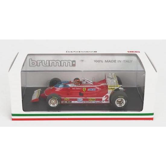 ブルム 1/43 フェラーリ F1 312 T5 モナコGP 1980#2 ジル・ヴィルヌーブ ドライバー付き BRUMM FERRARI G_4