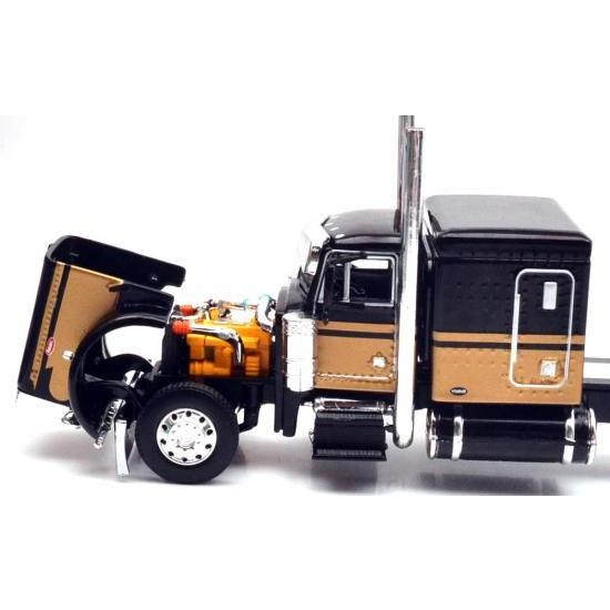 Firstgear 1/64 DCP DIE-CAST PROMOTIONS - PETERBILT 379 W/STEP DECK TRAILER ピータービルト 379 ウィの画像
