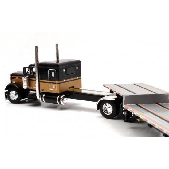 Firstgear 1/64 DCP DIE-CAST PROMOTIONS - PETERBILT 379 W/STEP DECK TRAILER ピータービルト 379 ウィの画像