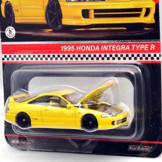 HotWheelsマテル ホットウィール 1:64スケール 2024 RLC EXCLUSIVE - 1995 HONDA INTEGRA TYPE R (YELLOW_1