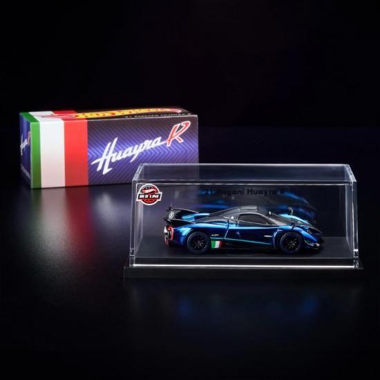 HotWheelsマテル ホットウィール 1:64スケール 2024 RLC EXCLUSIVE - '21 PAGANI HUAYRA R (BLUE) レッドの画像