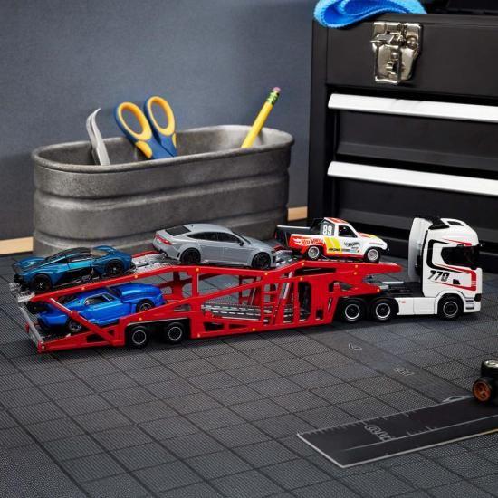 丸*L様 ホットウィール スカニア 770 S Hot Wheels ELITE 64 - SCANIA 770 S Car carrier スカニア カー