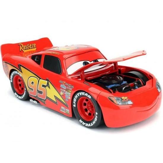 JADA TOYS 1/24 カーズ ライトニング マックイーン タイヤラック付き