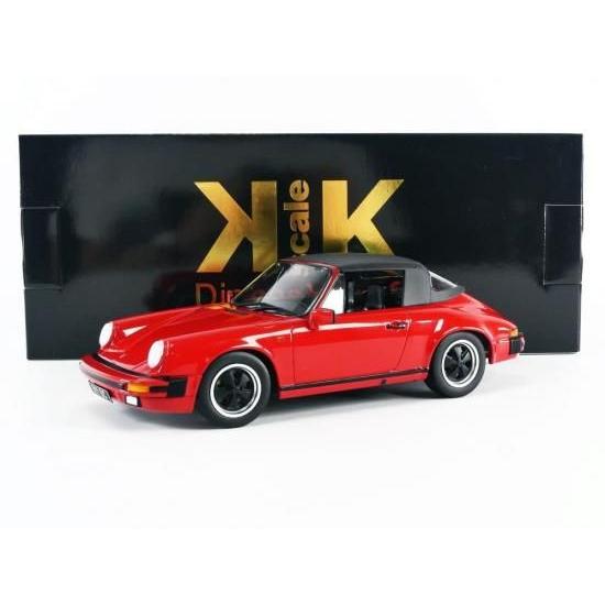 ミニカー 1/18 ポルシェ 911 SC KK-SCALE 1/18 911 SC CABRIOLET 1983 WITH EXTRA SOFT-TOP RED KKDC1807_1