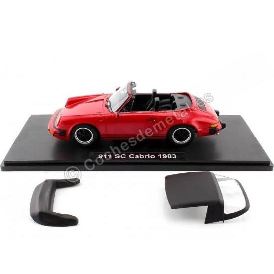 ミニカー 1/18 ポルシェ 911 SC KK-SCALE 1/18 911 SC CABRIOLET 1983 WITH EXTRA SOFT-TOP RED KKDC1807_4
