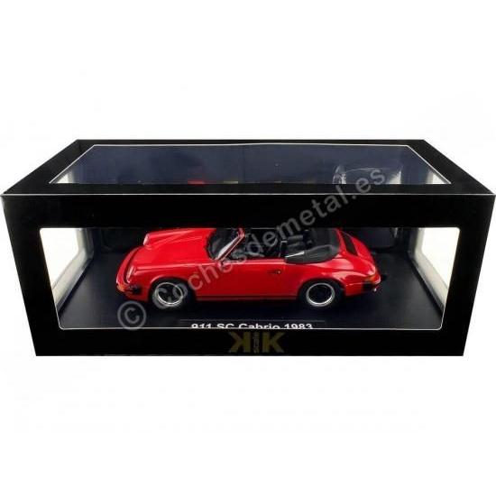 ミニカー 1/18 ポルシェ 911 SC KK-SCALE 1/18 911 SC CABRIOLET 1983 WITH EXTRA SOFT-TOP RED KKDC1807_5