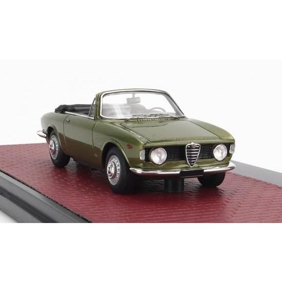 マトリックス 1/43 アルファロメオ ジュリア GTC カブリオレ グリーン MATRIX SCALE MODELS GIULIA ミニ_3