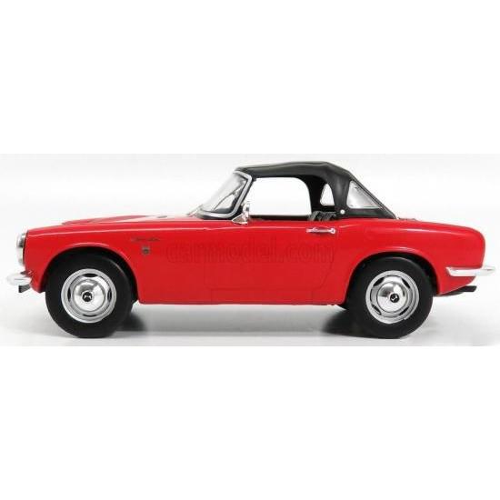TRIPLE9 1/18 ホンダ S800 1966 ソフトトップ クローズド レッド ミニカー_2