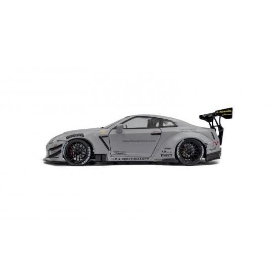 ソリド 1/18 日産 GT-R R35 リバティーウォーク グレー 加藤氏フィギア