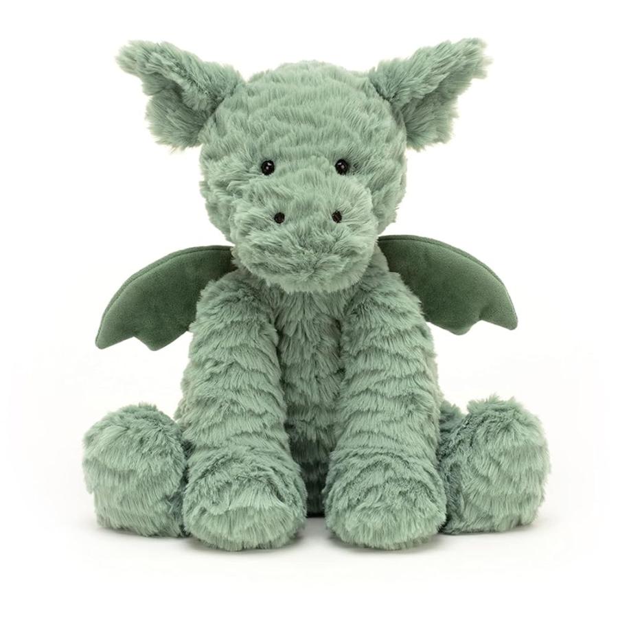 JELLYCAT Fuddlewuddle Dragon Medium(FW6DG) ドラゴン ぬいぐるみ_4