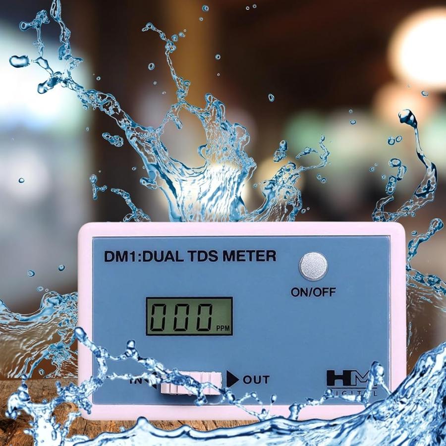 HM Digital クロノスレイン浄水器用 デュアルインラインTDSモニター DM