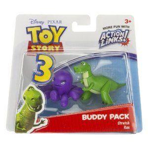 ストレッチ & Rex: トイストーリー3 Action Links Mini-Figure Buddy パック