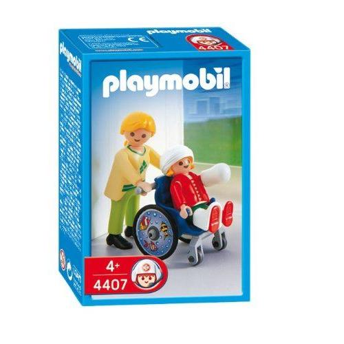 公式の限定商品 プレイモービル シティライフ 車イスと女の子 4407