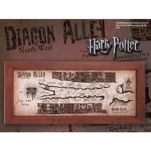 ハリーポッター ダイアゴン横丁マップレプリカ 希少品 ハリーポッター