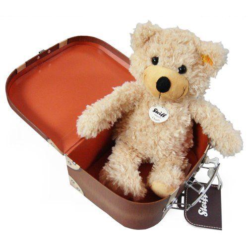 シュタイフ Steiff チャーリー ダングリング テディベア スーツケース 30cm (Charly dangling Teddy bearの画像