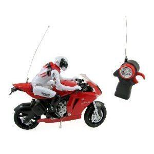 RC Speed Motorcycle Remote Control Motor Bike Racer for Kids with Rider 1:22 Scale おもちゃ
