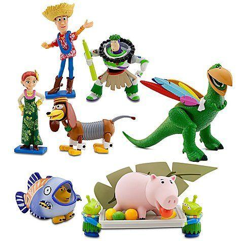 トイストーリー  Disney Toy Story Hawaiian Vacation Deluxe 7 Figurine Set 　