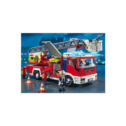 PLAYMOBIL（プレイモービル） はしご消防車 4820_1