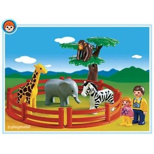 プレイモービル 1・2・3シリーズ 1.2.3動物園 6742