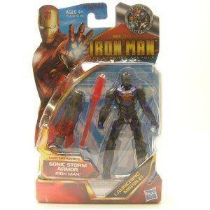 2011 アイアンマン2 3.75in動き図形 Sonic Storm Armor Iron Man その他おもちゃ-ゲーム、おもちゃ