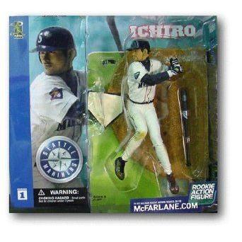 マクファーレントイズ MLBフィギュア /イチロー ユニフォーム白 /シアトル・マリナーズ_1