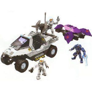 Halo Wars Mega Bloks セット #96805 UNSC Rocket Warthog Artic ホワイト