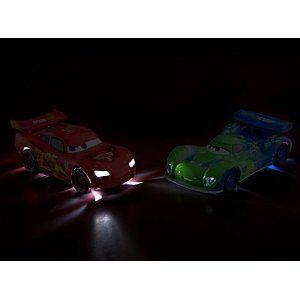 ディズニー / Pixar CARS 2 Exclusive 148 ライト アップ Die Cast 2Pack Lightning McQueen vs Carla Ve_2