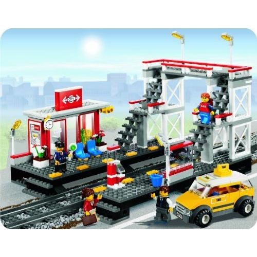 レゴ シティ トレイン シティの駅 7937_1
