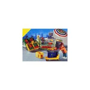 プレイモービル スーパーマーケット デリバリーと買物客 3202