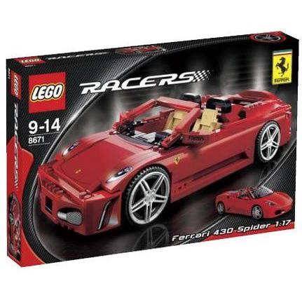 レゴ フェラーリ F430スパイダー1/17 8671 : ワールド輸入アイテム専門