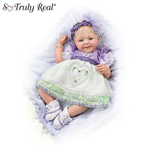 So Truly Real God's Smallest Hands Bring The Greatest Joy Baby Doll by Ashton Drake アシュトンドレ