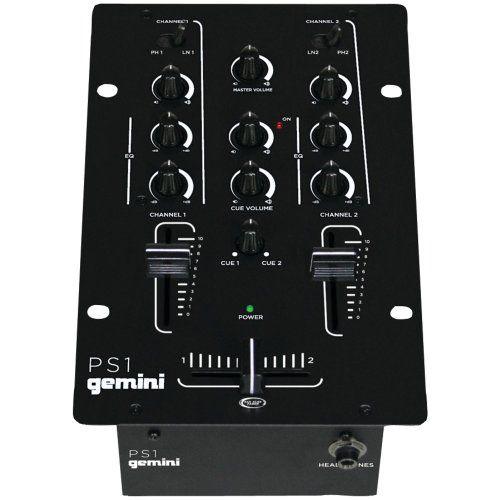 Gemini PS1 2-Channel Stereo DJ Mixer　