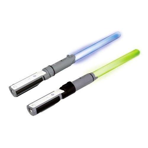 Official Star Wars Wii Anakin \u0026 Yoda Light-Up Replica Lightsabers - Dueling Pack (輸入版)