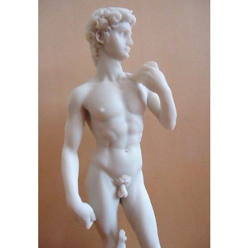 Michelangelo's David Nude Collectible Statue Figurine H: 12.5