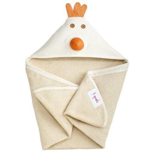 3 Sprouts Hooded Towel　Chicken