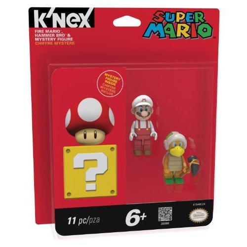 K'NEX ケネックス Nintendo Super Mario スーパーマリオ 3D Land Fire Mario and Hammer Bro Mystery Fig｜wakiasedry