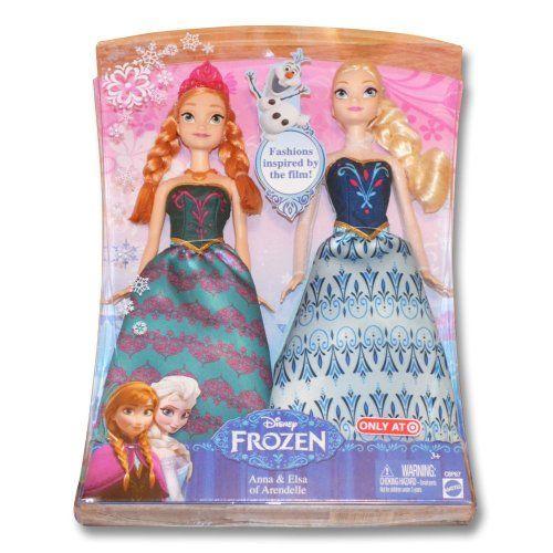 限定版　ディズニーフローズン　「アナと雪の女王」　アナ＆エルサ　ファッションドール