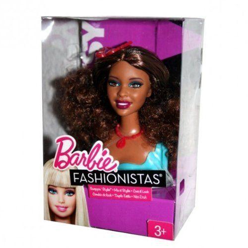 バービー Barbie　ファッショニスタ　スワッピンスタイル２　ARTSY6705f【付け替え　ヘッド　おもちゃ　